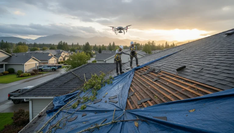 Roof Storm Damage in Olympia: Repair or Replace?