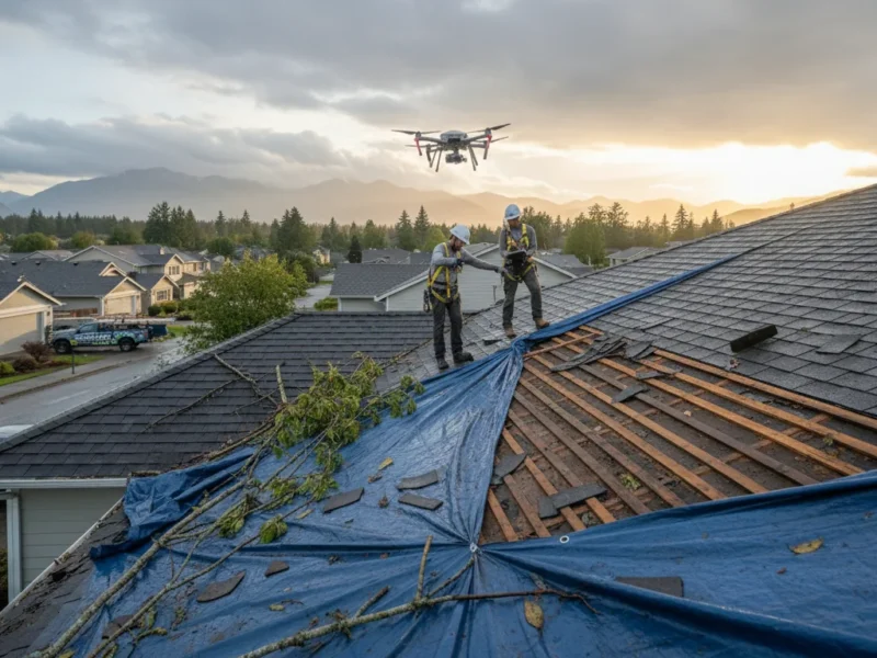 Roof Storm Damage in Olympia: Repair or Replace?
