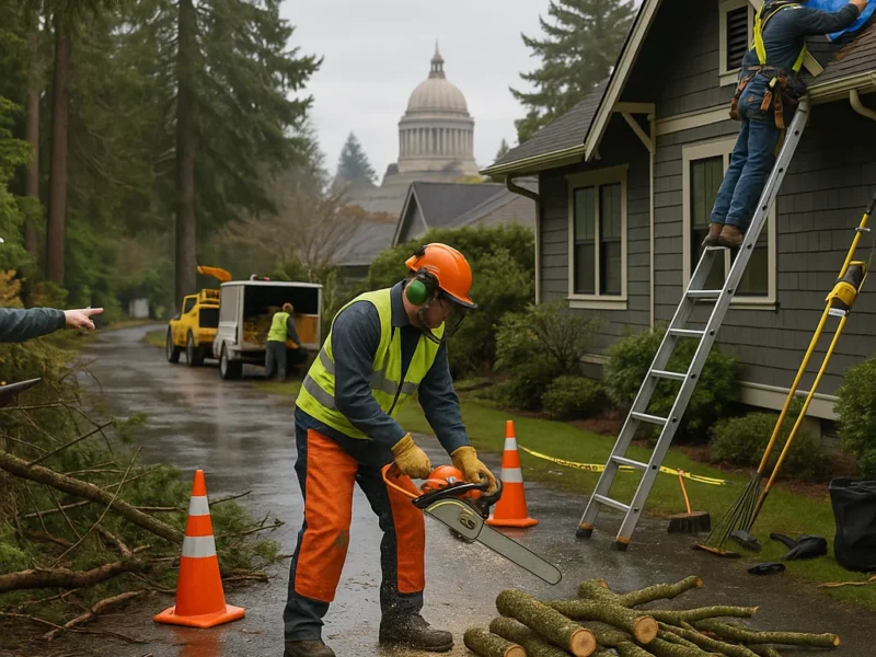 Wind Damage Cleanup Olympia: Step-by-Step Guide